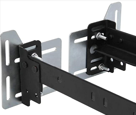 Universal Wood Bed Rail 2" hooks claw steel bracket modi plates