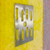 Galvanized Steel 8-pin Impaling Clips for Fiberglass Acoustical Panels Truss Nail Plate