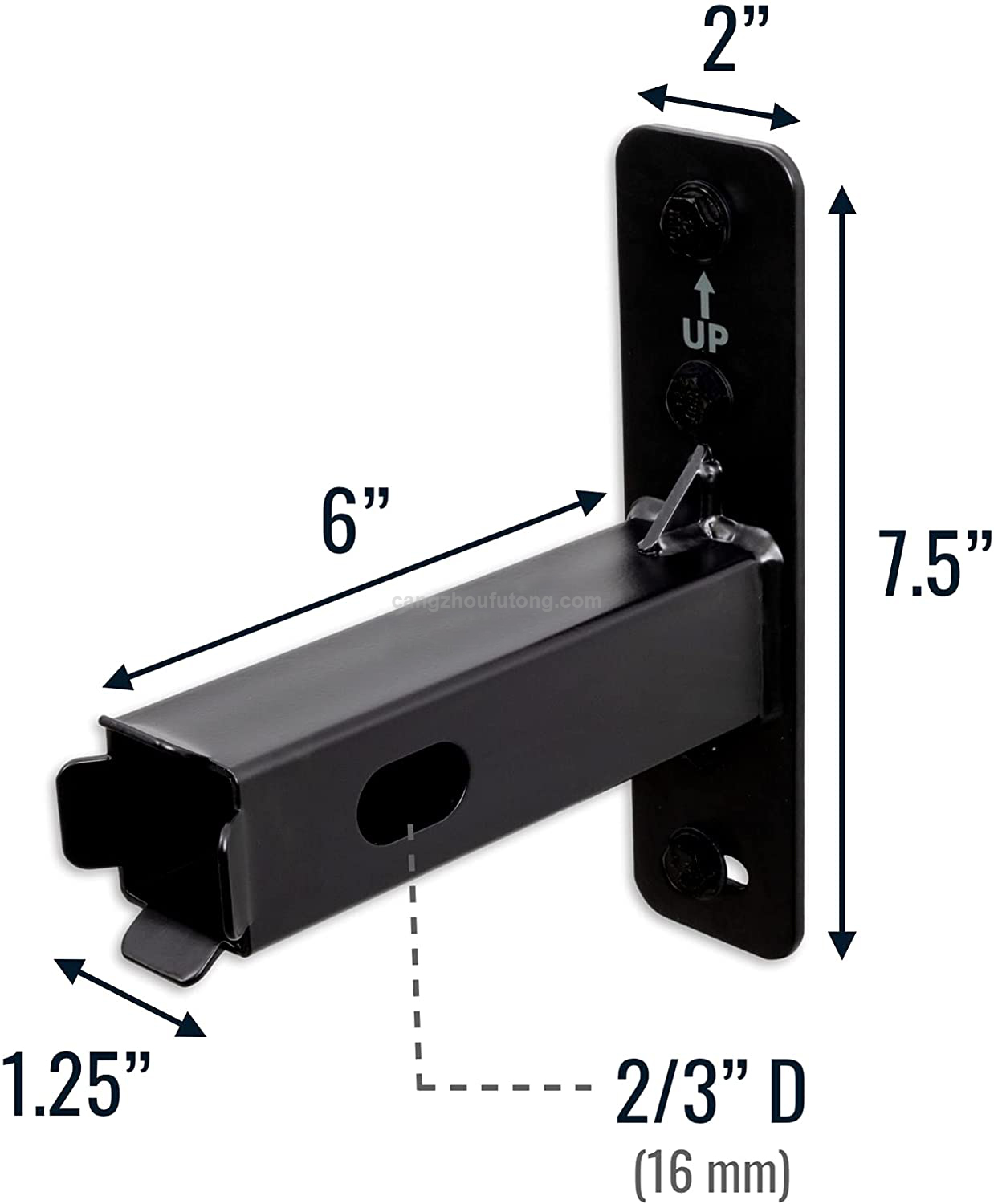 Wall Mount Hitch Receiver for Car Bike Rack Storage