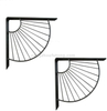 Decorative Shelf Brackets Rustic Corner Brace Metal Joint Angle Bracket for Floating Shelves 
