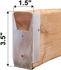 Galvanized Fence Bracket Repair Kit for Wood Rail