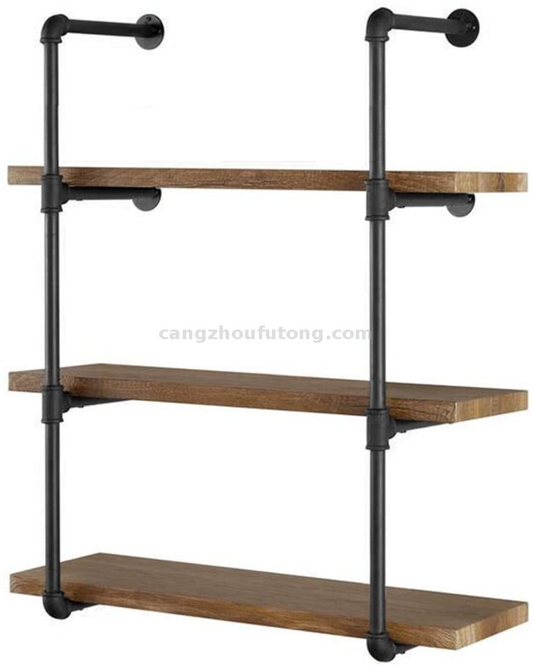 Galvanized Pipe Mounting Brackets for Shelf