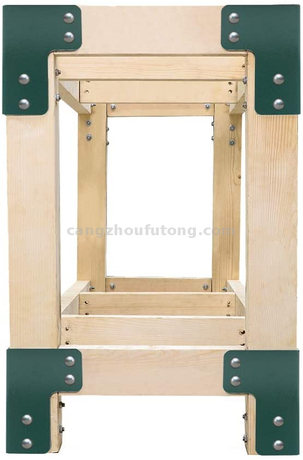 8 Pcs Workbench Bracket Kit Sturdy Steel Angle Brackets Multi-Angle Joint Fastener Shelf Fit for Desk Edge & Box & Wood Beam