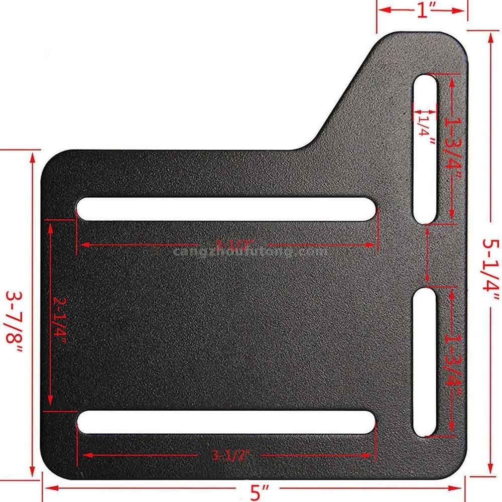 Steel Bracket Holds Steel Bed Frame Extension Set Corner Kit