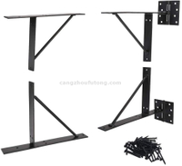 Gate Corner Brace Bracket No Sag Kit for Shed Doors, Driveway Gates, Corral Gates, Wood Windows