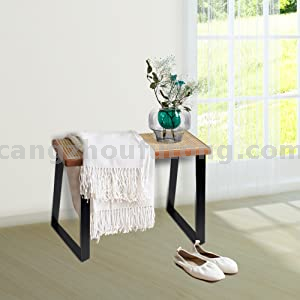 Heavy Duty 16" Tall Trapezoid Metal Coffee Table Base Furniture Legs for Bench