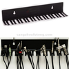 Wall Mount .210" Diameter Wire Test Lead Holder 14 Slot Cable Rack Hanger