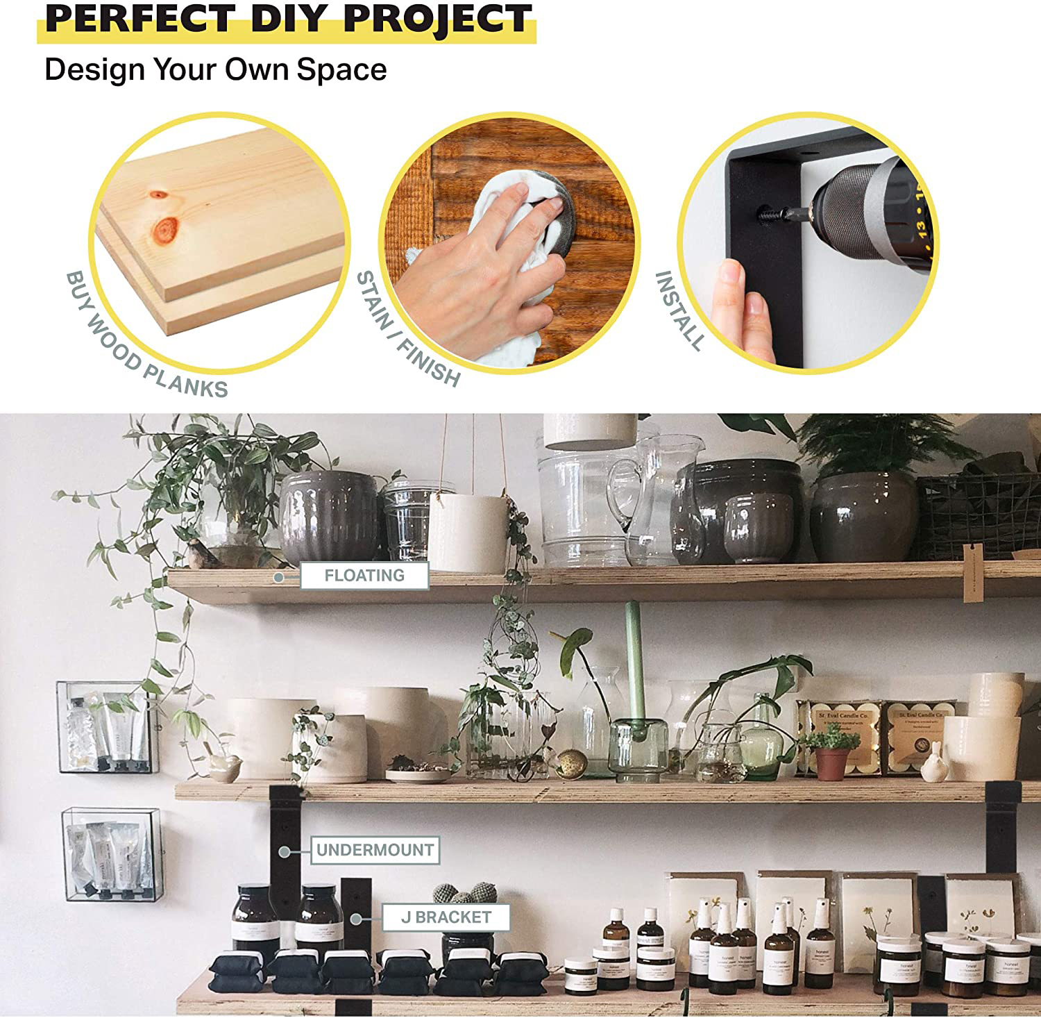 Best Small Corner Shelf Brackets for Floating Shelves