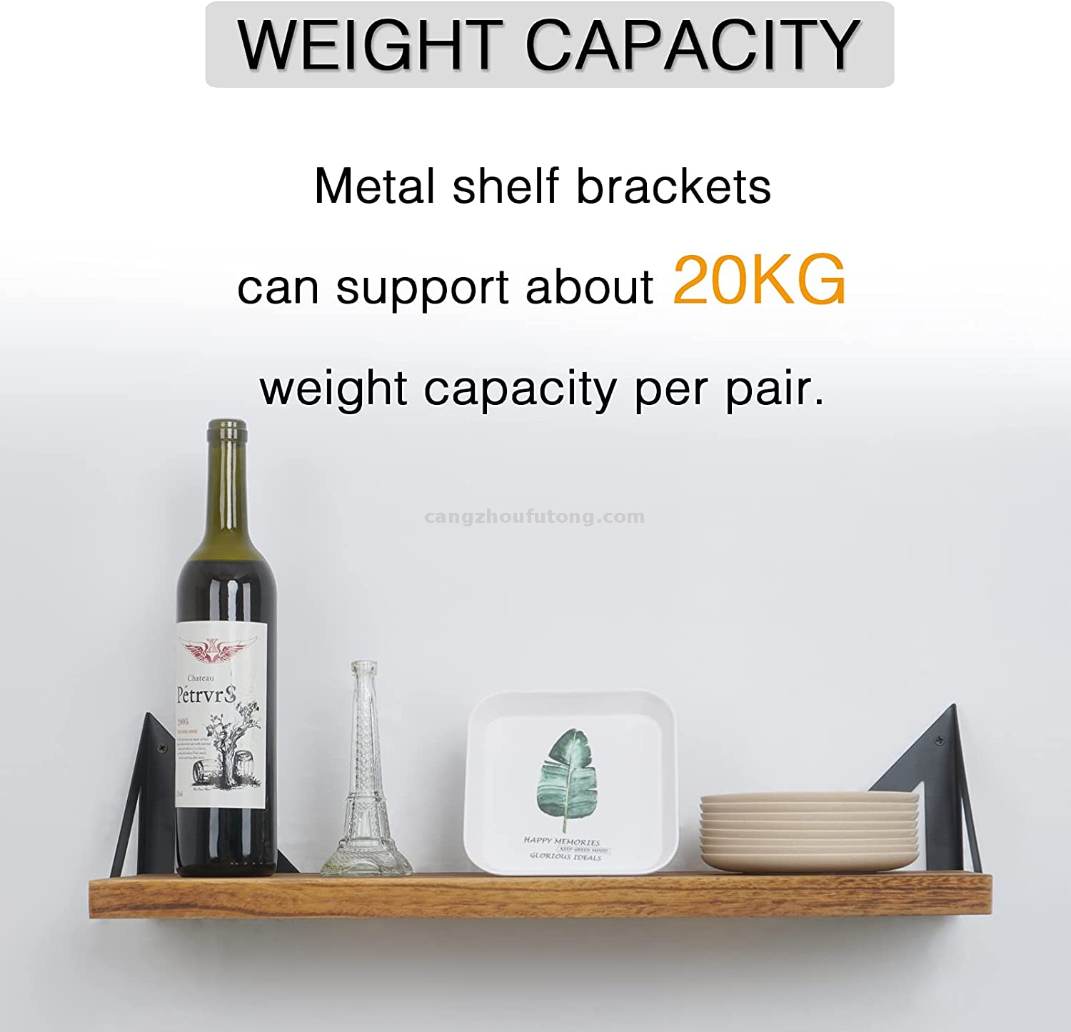 Decorative Shelf Brackets 4pcs Pack Metal Brackets for Shelves Triangle Corner Brace Wall Mounted Shelf Supports Floating Shelf Brackets