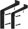 Heavy Duty Shelf L Brackets Shelf Support Corner Brace Joint Right Angle Bracket 