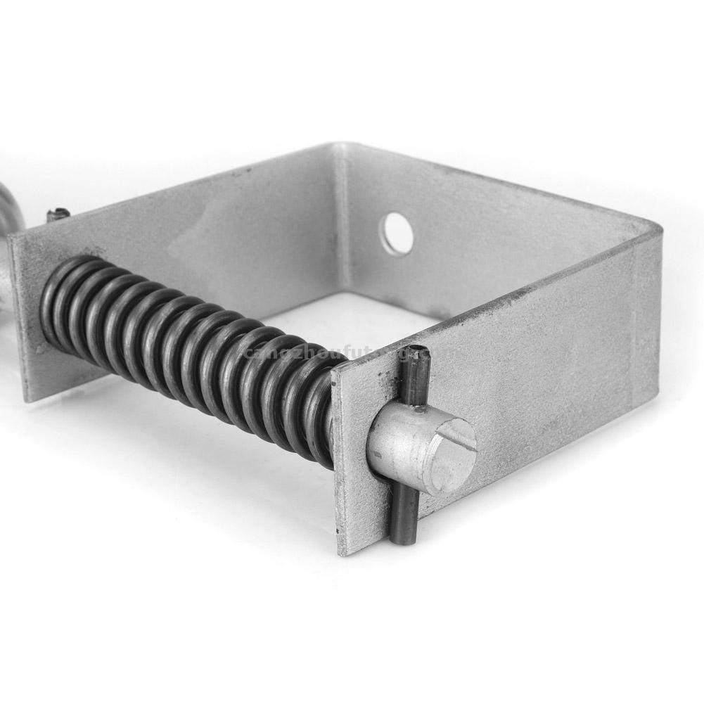 Universal Mount Solid Rubber Tire Spring-Loaded Gate Caster