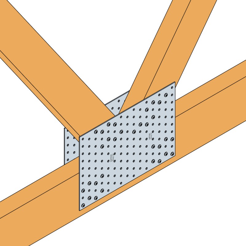 Truss Nail Anti Plate For Wood Construction And Timber Building