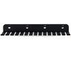 Modular Patch Cable Holder Wall Mountable .210 Inch Slots Test Lead Hanger