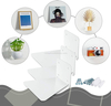 Concealed Floating Metal Bookshelf Wall Mounted Storage for Home Room Creative Decoration Book Display
