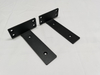 Heavy Duty Black Metal Wall Shelf Brackets